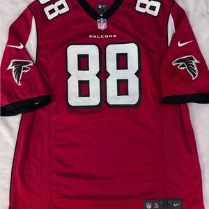 Nike Red and Black Falcons Jersey